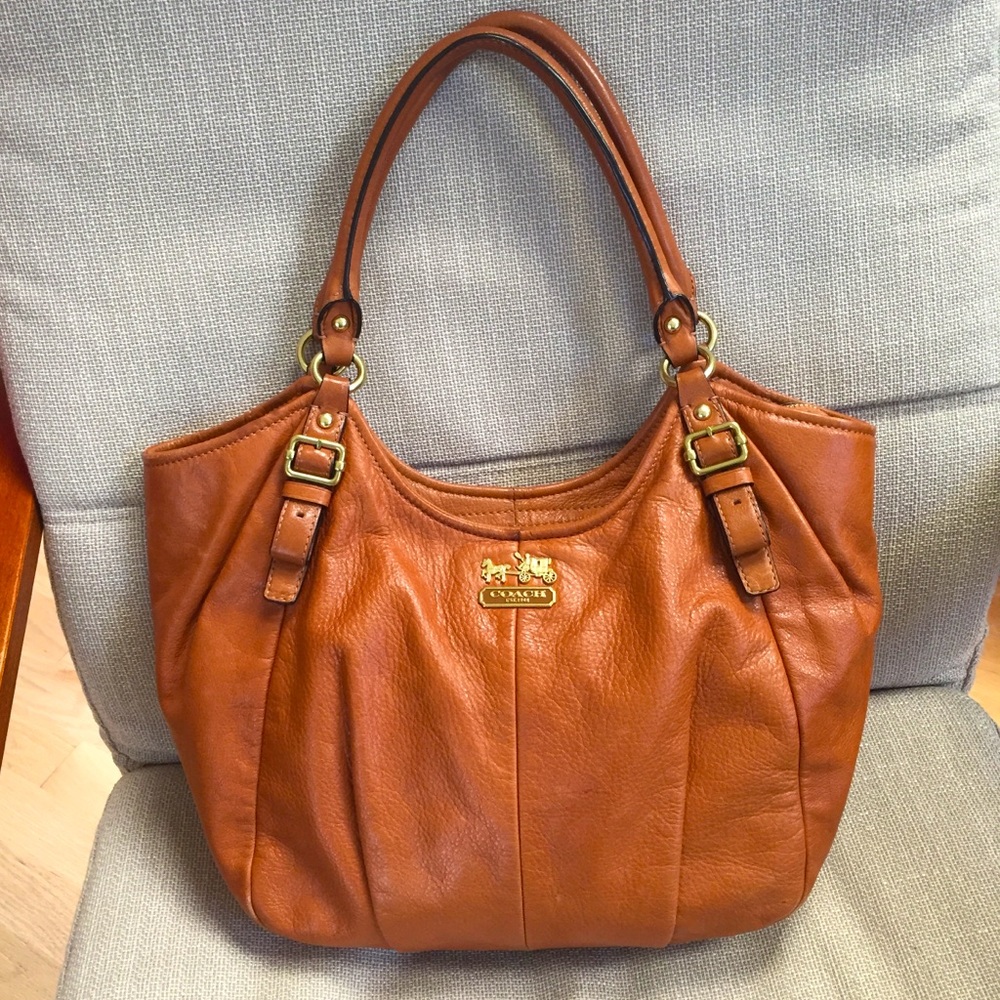 Coach H1175-18612 Leather Hobo Bag